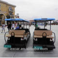 Excar 11 seat golf cart electric sightseeing bus china mini bus shuttle bus